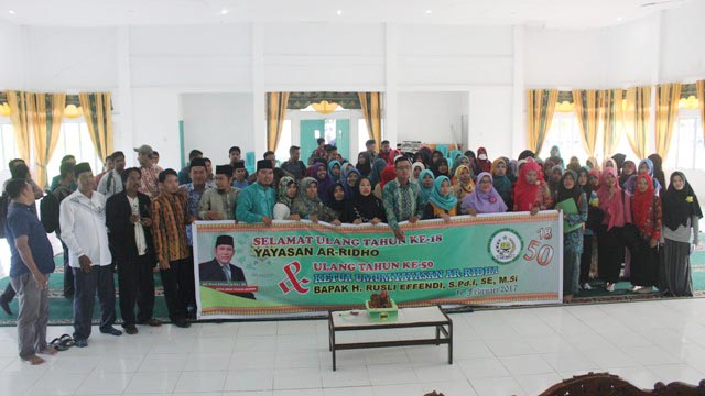 Ulang Tahun ke-18, Yayasan Ar-Ridha Bagansiapiapi Luncurkan SIAKAD